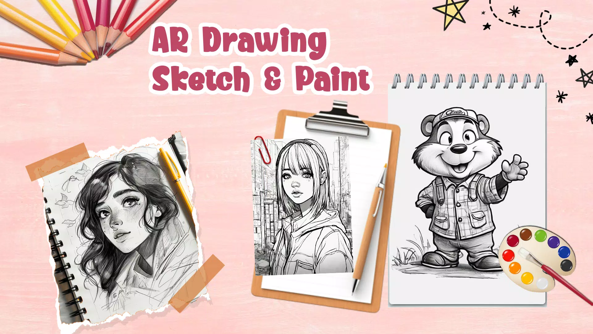 Schermata Draw Anime: AR Drawing Sketch 0