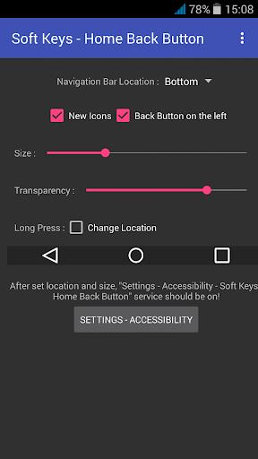 Soft Keys - Home Back Button Captura de pantalla 2