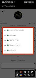 AJ TUNNEL VPN स्क्रीनशॉट 3