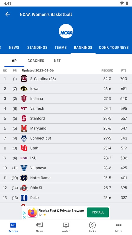 CBS Sports App: Scores & News Screenshot 2