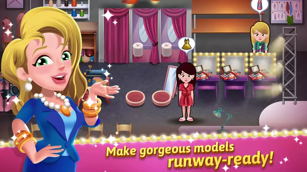 Model Salon Dash: Fashion Game 스크린샷 0