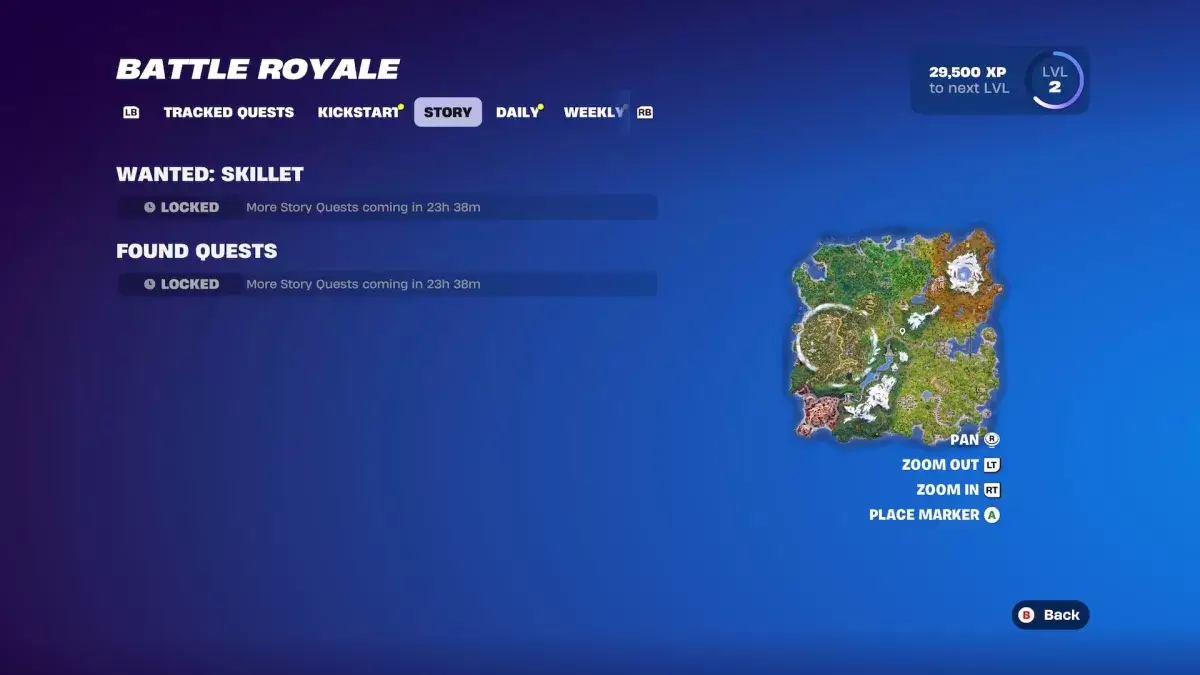 Outlaw Quests ใน Fortnite บทที่ 6, ซีซั่น 2