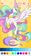 My Little Unicorn Coloring Screenshot 3