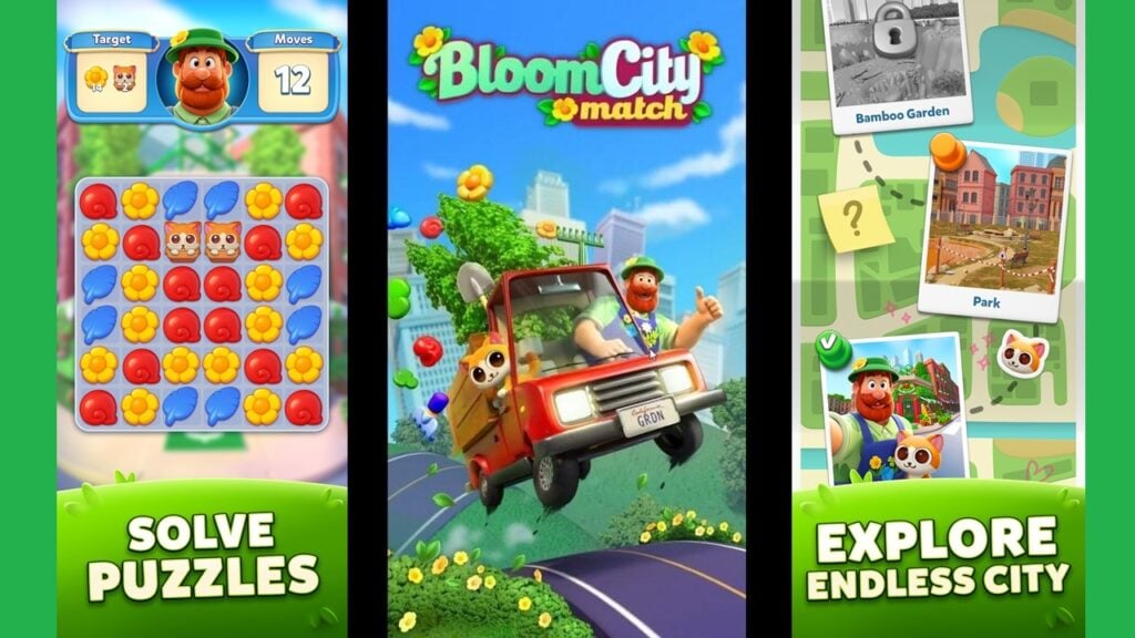 Rovio Soft lanceert Bloom City Match, een match-3-game op Android