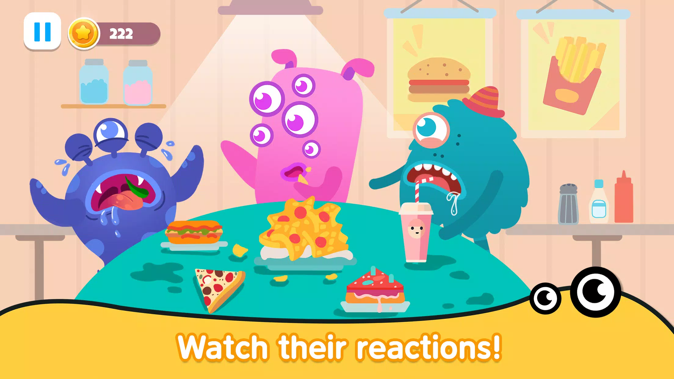 Kitchen monster games for kids ภาพหน้าจอ 2