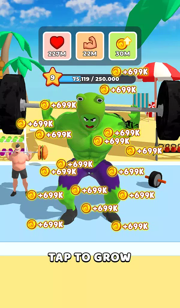 Gym Idle Clicker: Fitness Hero Ảnh chụp màn hình 2