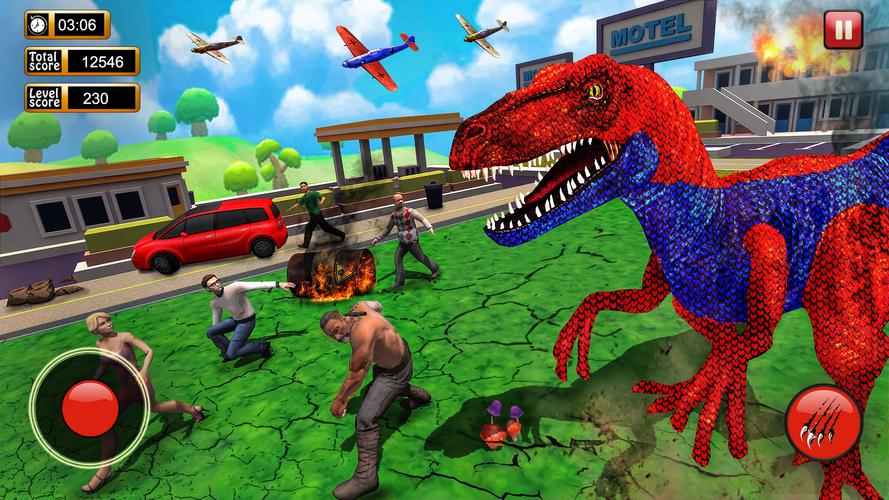 Dinosaur Games City Rampage应用截图第0张