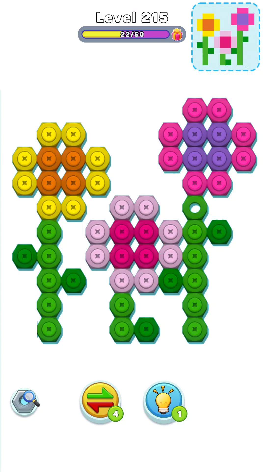 Schermata Nut n Bolt Sort: Color Puzzle 3