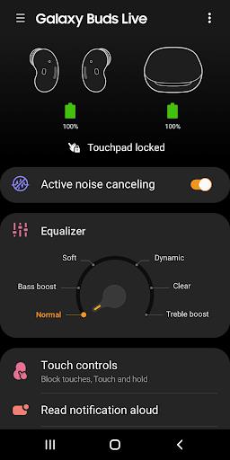 Galaxy Buds Live Manager Capture d'écran 2