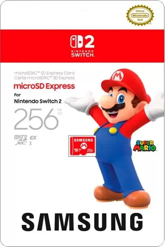 Samsung MicroSD Express para o interruptor 2