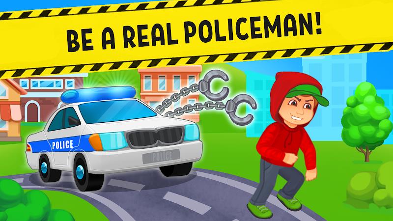 Police Car x Kids Racing Games Screenshot 0