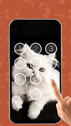 Kitty Cat Pin Lock Screen Schermafbeelding 2