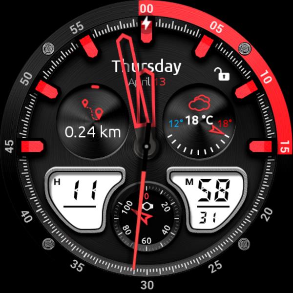 Fury Watch Face Zrzut ekranu 1