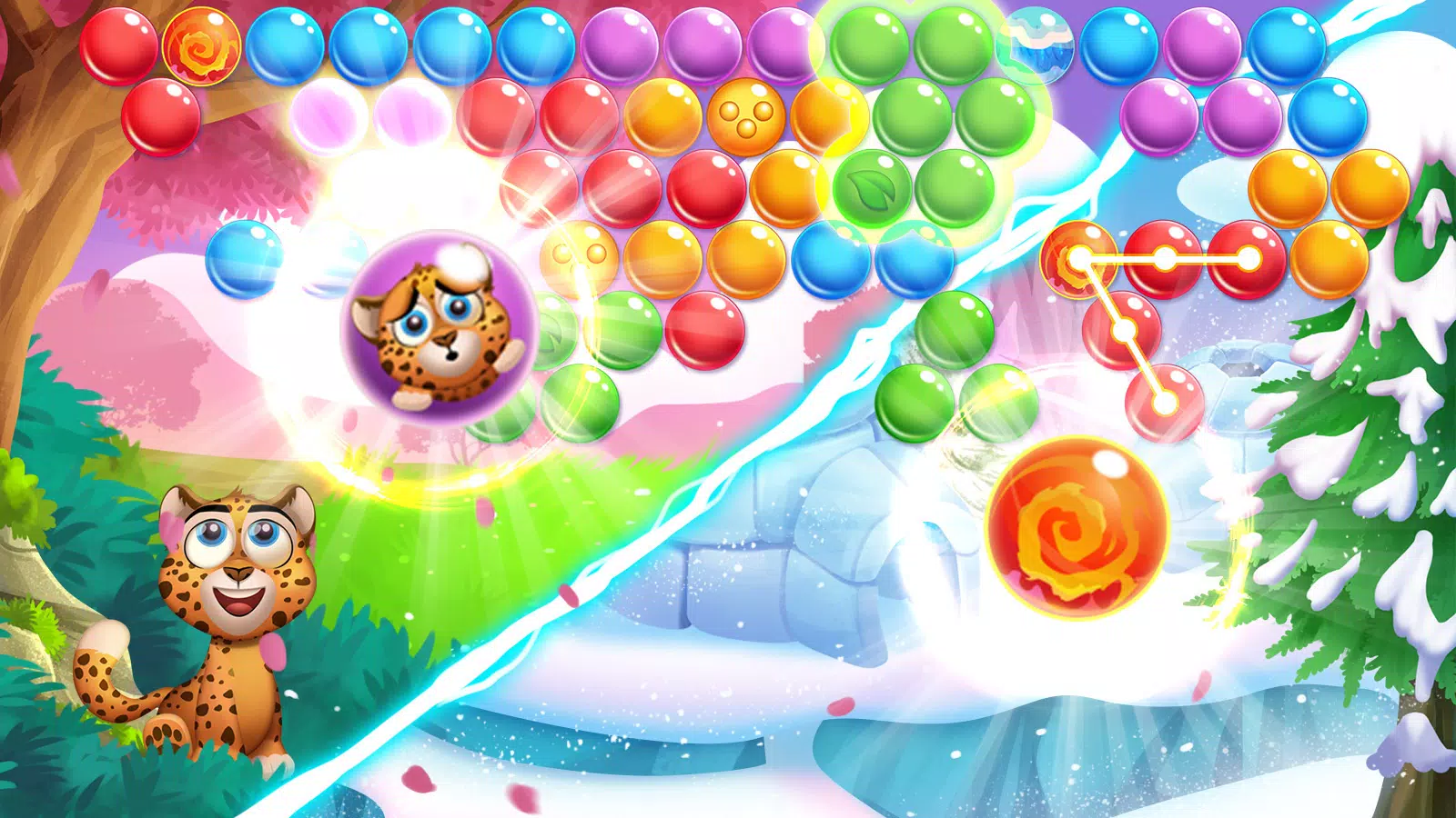 Bubble Pop: Wild Rescue Tangkapan skrin 0