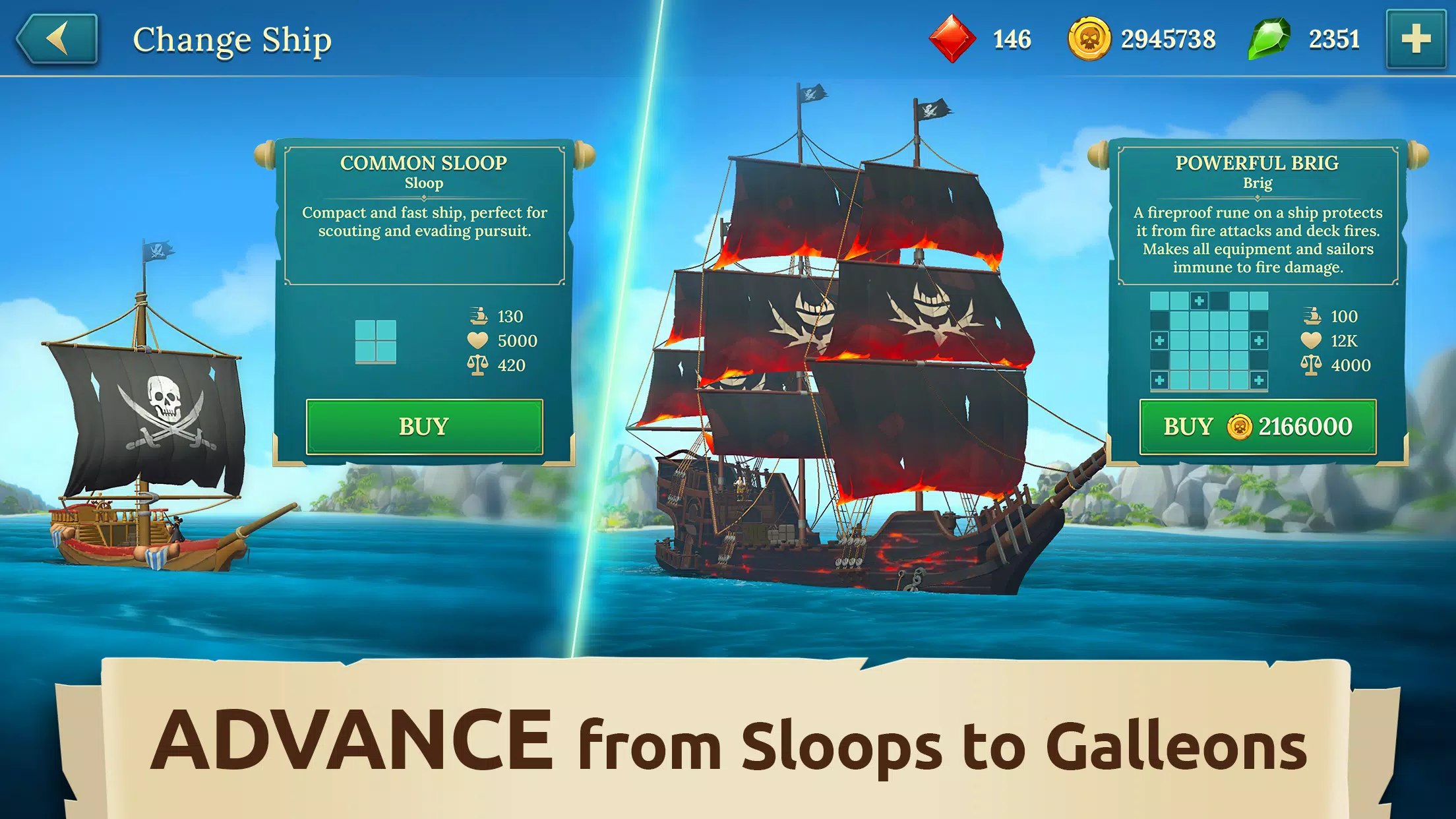 Pirate Ships・Build and Fight应用截图第2张