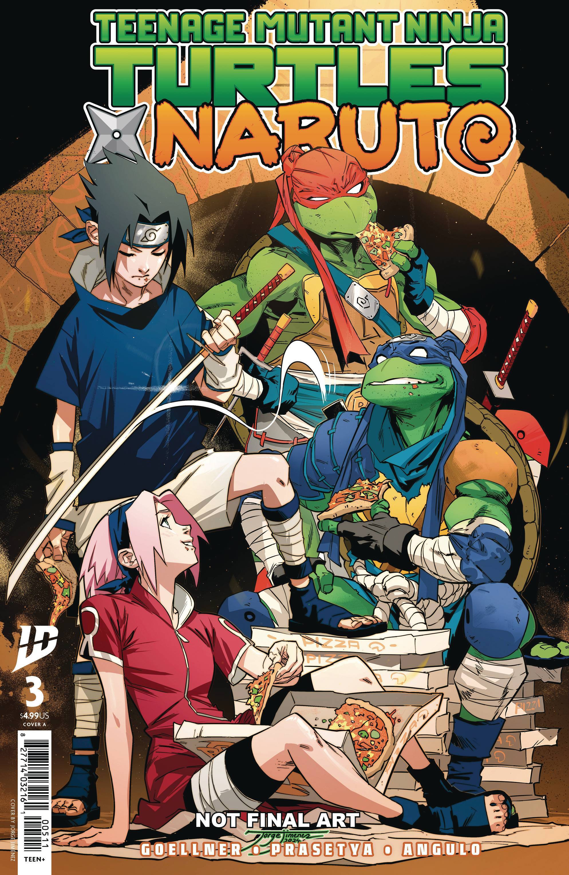 Tmnt x naruto #3 önizleme