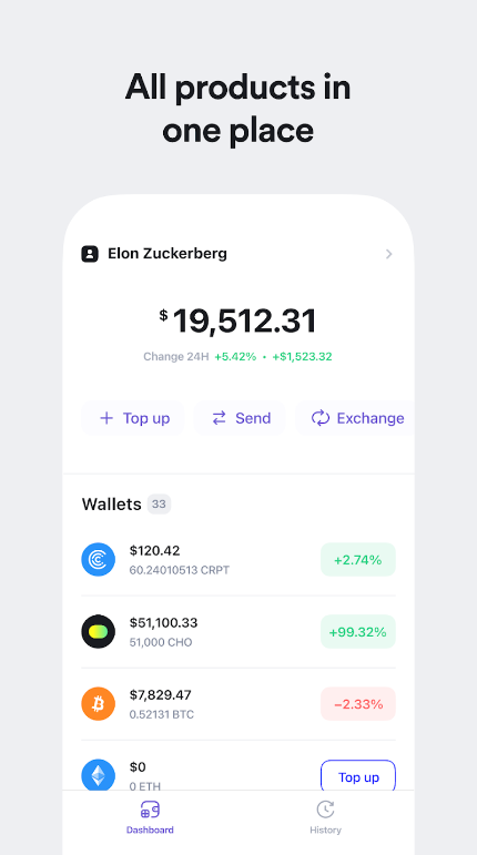 SPACE iZ Wallet Screenshot 3