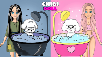 Chibi Dolls LOL: Dress up Game Ảnh chụp màn hình 1