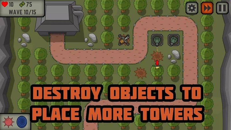 Tactical War: Tower Defense ภาพหน้าจอ 2