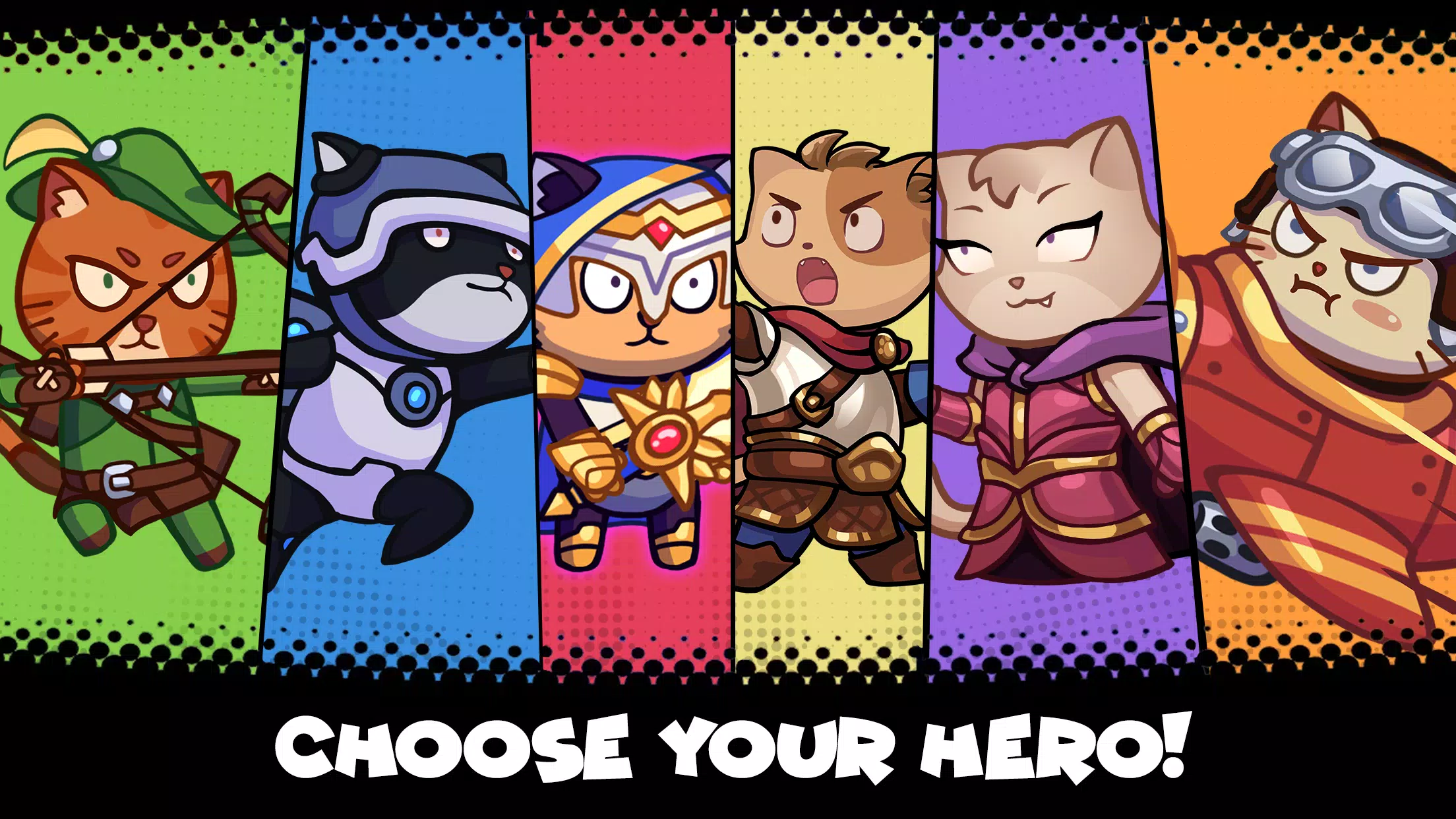 Cat Hero: Idle RPG War Schermafbeelding 2