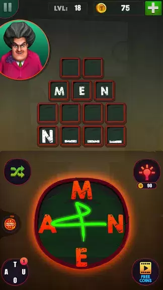 Scary Teacher : Word Games Tangkapan skrin 1