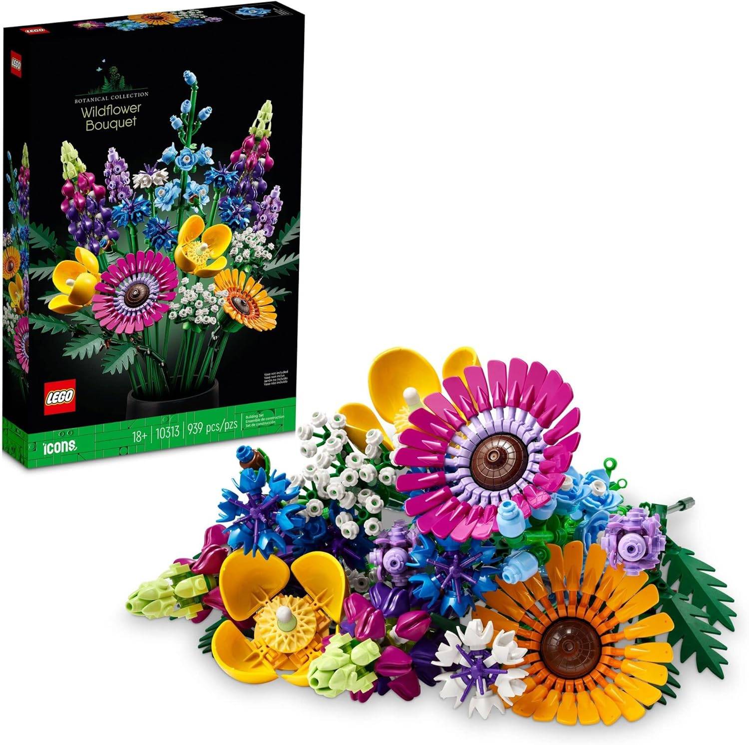 LEGO Icons Wildflower Bouquet Botanical Collection (10313)