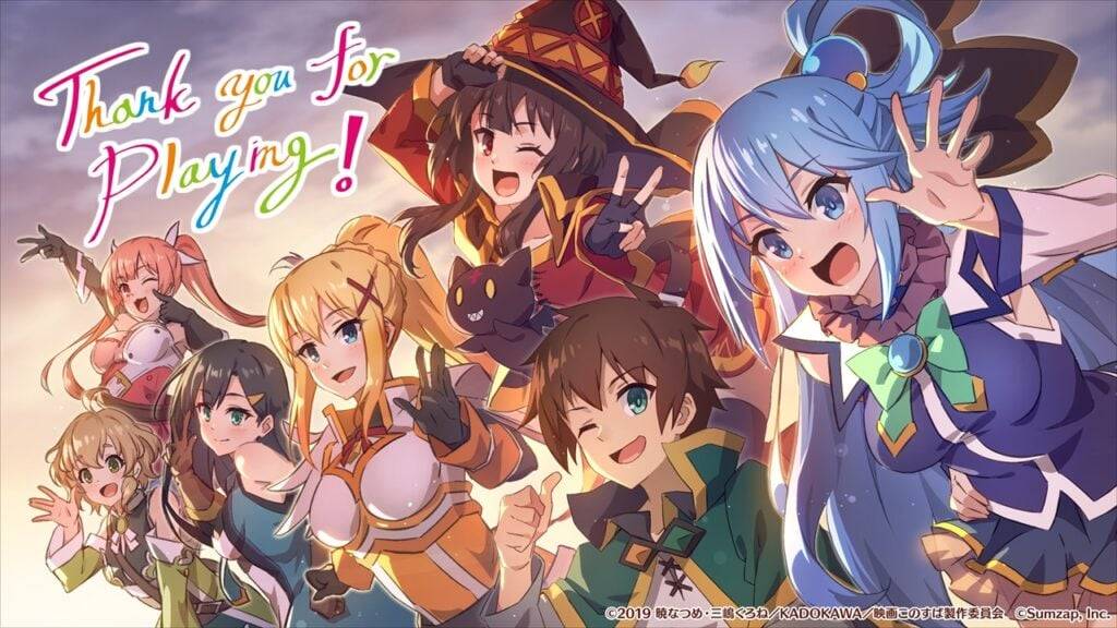 Konosuba: el destino de Global presentado: surgen rumores de relanzamiento fuera de línea