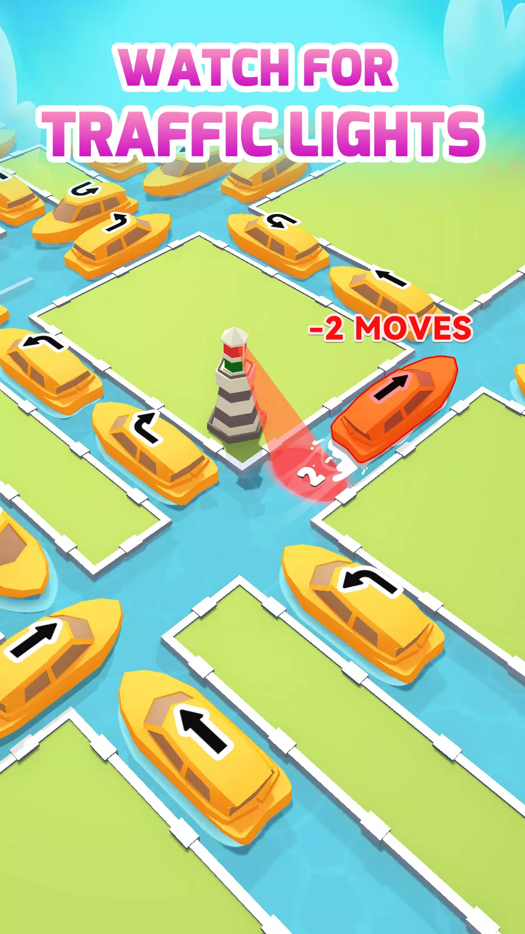 Canal Jam:Traffic Escape 螢幕截圖 2