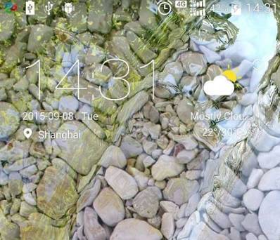 Water Garden Live Wallpaper Tangkapan skrin 0