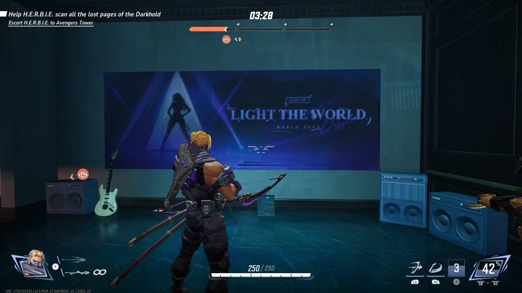 Dazzler nell'ambito di un articolo su tutti i rivali Marvel Midtown Easter Egg.