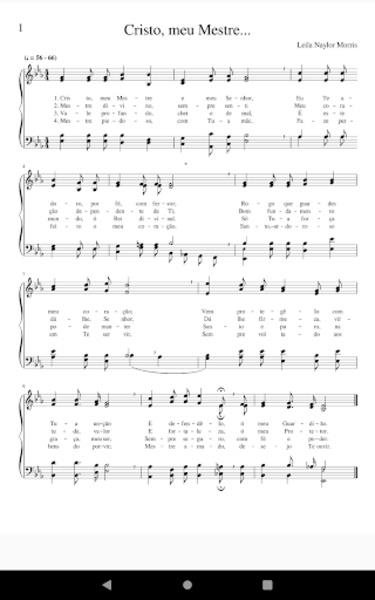 Hinário de Músicos Captura de tela 1
