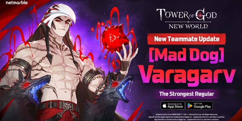 Tower of God: New World heißt SSR [Mad Dog] Varagarv im Kampf willkommen und bietet jede Menge In-Game-Events