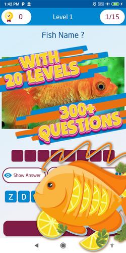 fish quiz games Captura de pantalla 2