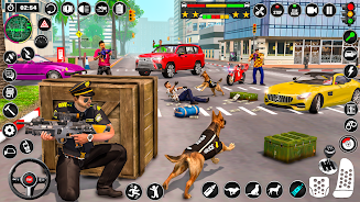 Police Dog Crime Chase Game 3D स्क्रीनशॉट 2