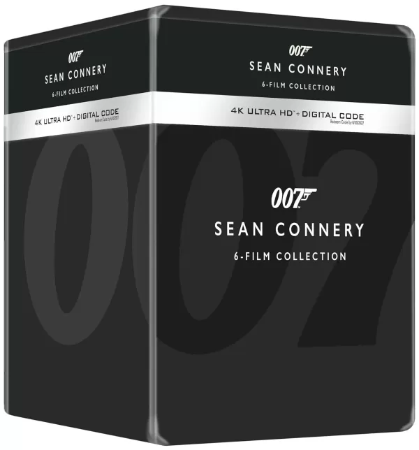 Précommande 4K Collection de 6 films Sean Connery James Bond