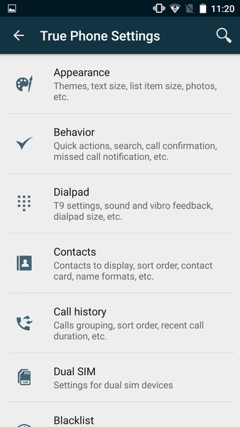 True Phone Dialer and Contacts ဖန်သားပြင်ဓာတ်ပုံ 1