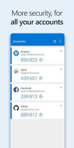 Microsoft Authenticator Screenshot 1