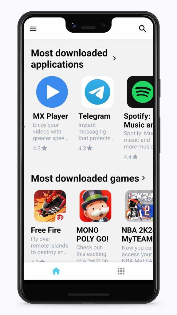 Schermata AndroidOut: The Best Apps & Games 1