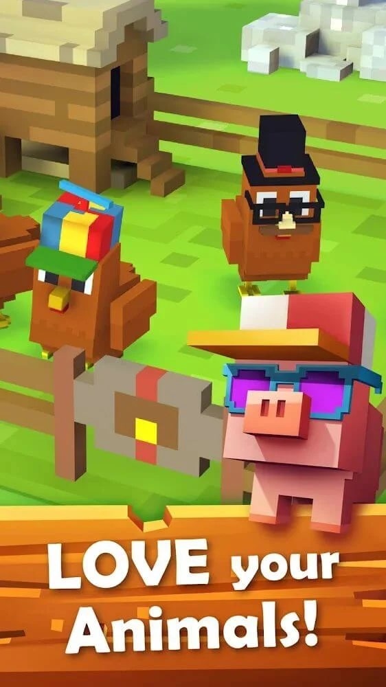 Blocky Farm Captura de pantalla 1