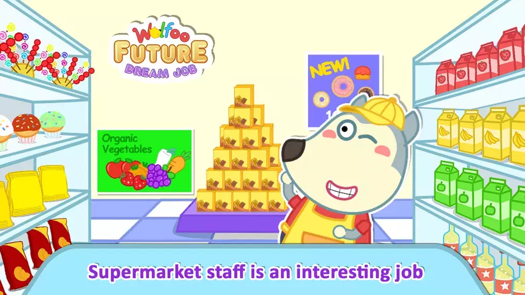 Wolfoo: Kid's Future Dream Job 螢幕截圖 1