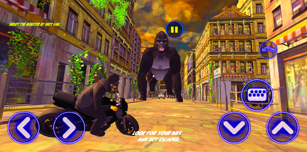 Gorilla Kong Kaiju City Beasts Скриншот 3