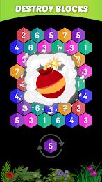 Merge Hexa - Number Puzzle Ảnh chụp màn hình 3