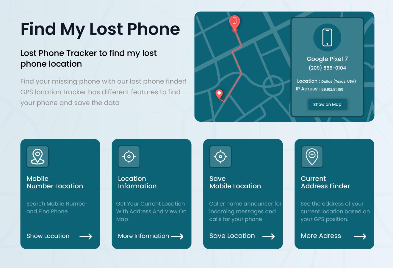 Find Lost Phone Скриншот 0