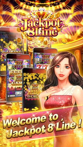 Jackpot 8 Line Slots Schermafbeelding 0