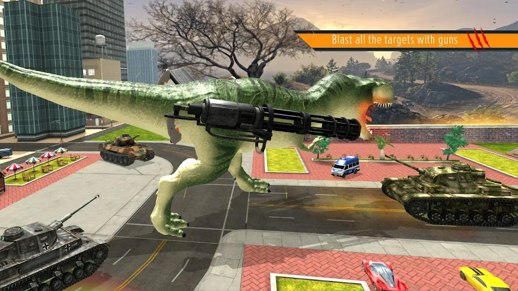 Dinosaur Battle Simulator स्क्रीनशॉट 2