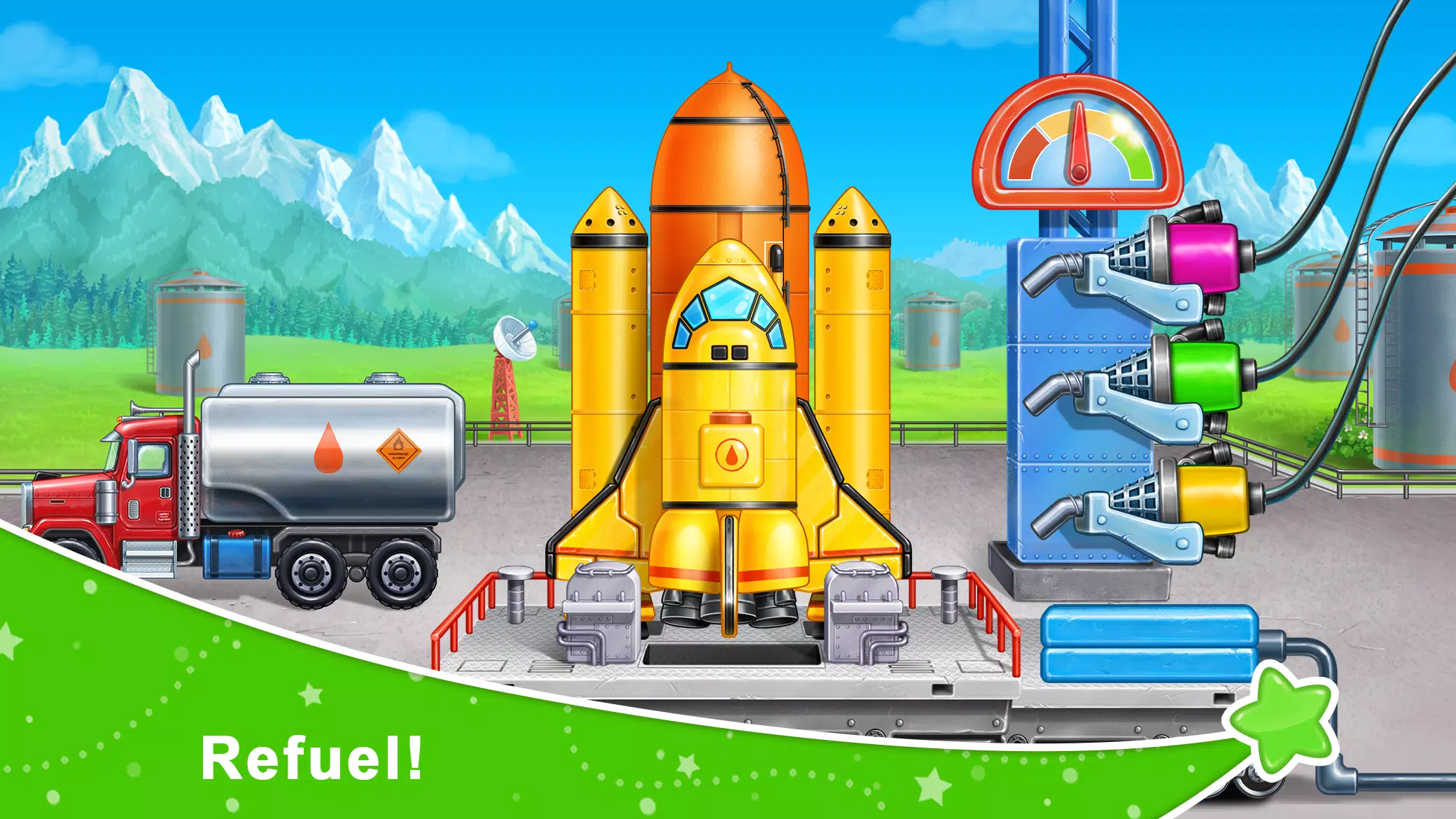 Rocket 4 space games Spaceship स्क्रीनशॉट 1