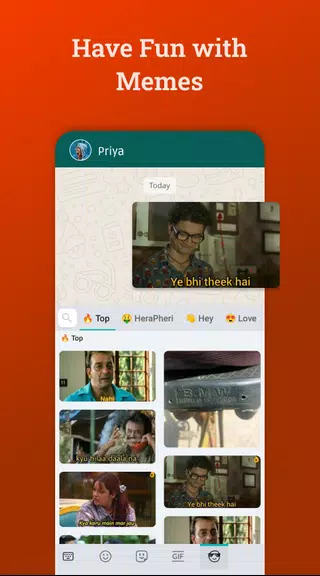 Bobble AI Keyboard Memes, Gifs স্ক্রিনশট 0