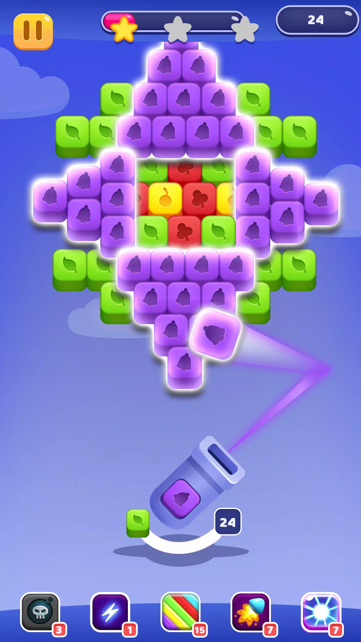 Bubble Shooter Rainbow 2024 Zrzut ekranu 1