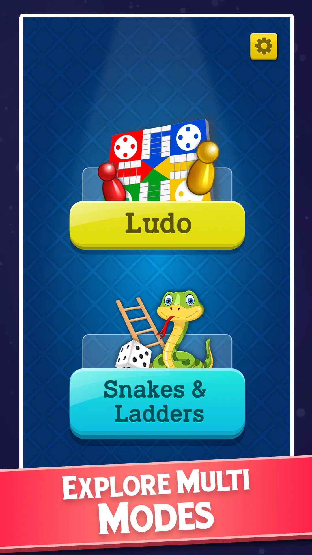 Snakes and Ladders - Ludo Game ဖန်သားပြင်ဓာတ်ပုံ 0