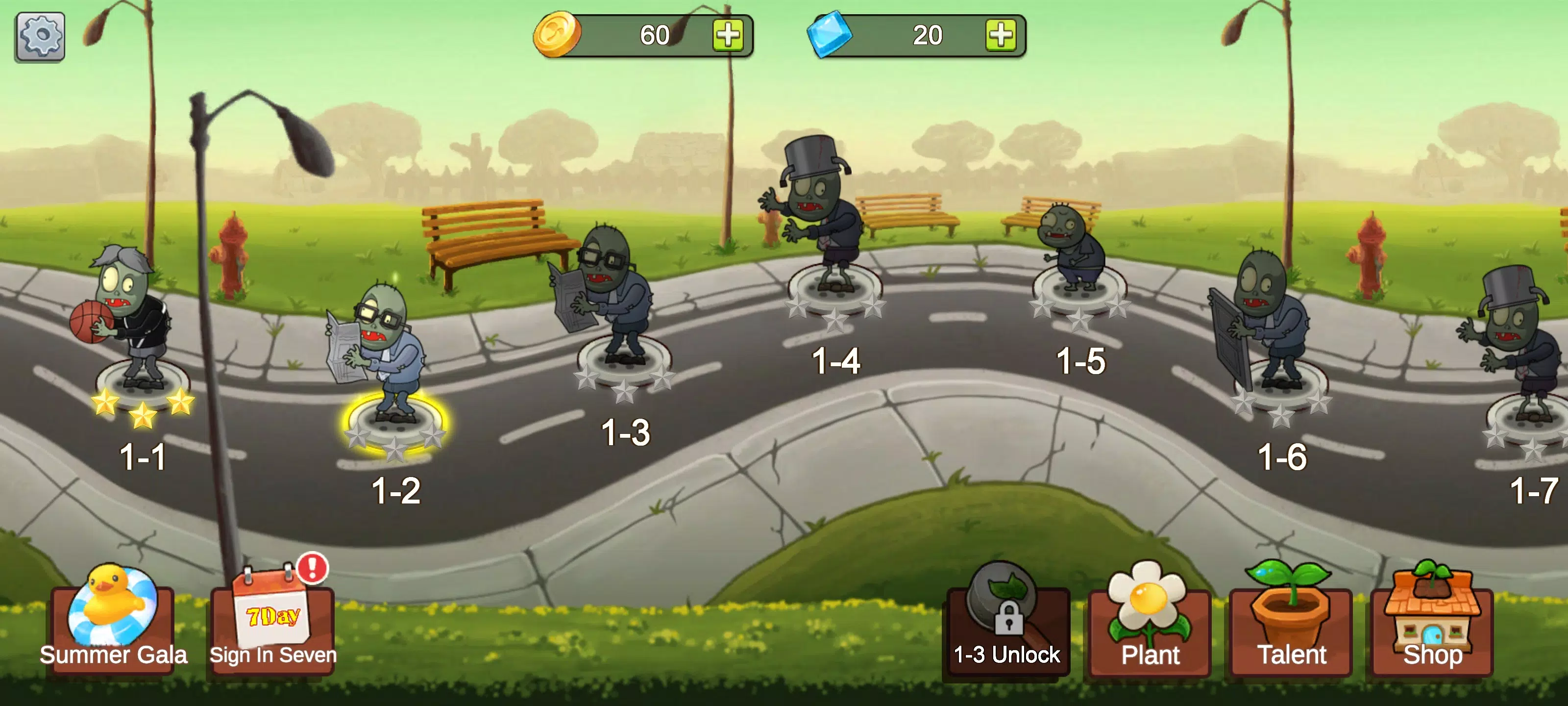 Merge Plants – Defense Zombies スクリーンショット 0